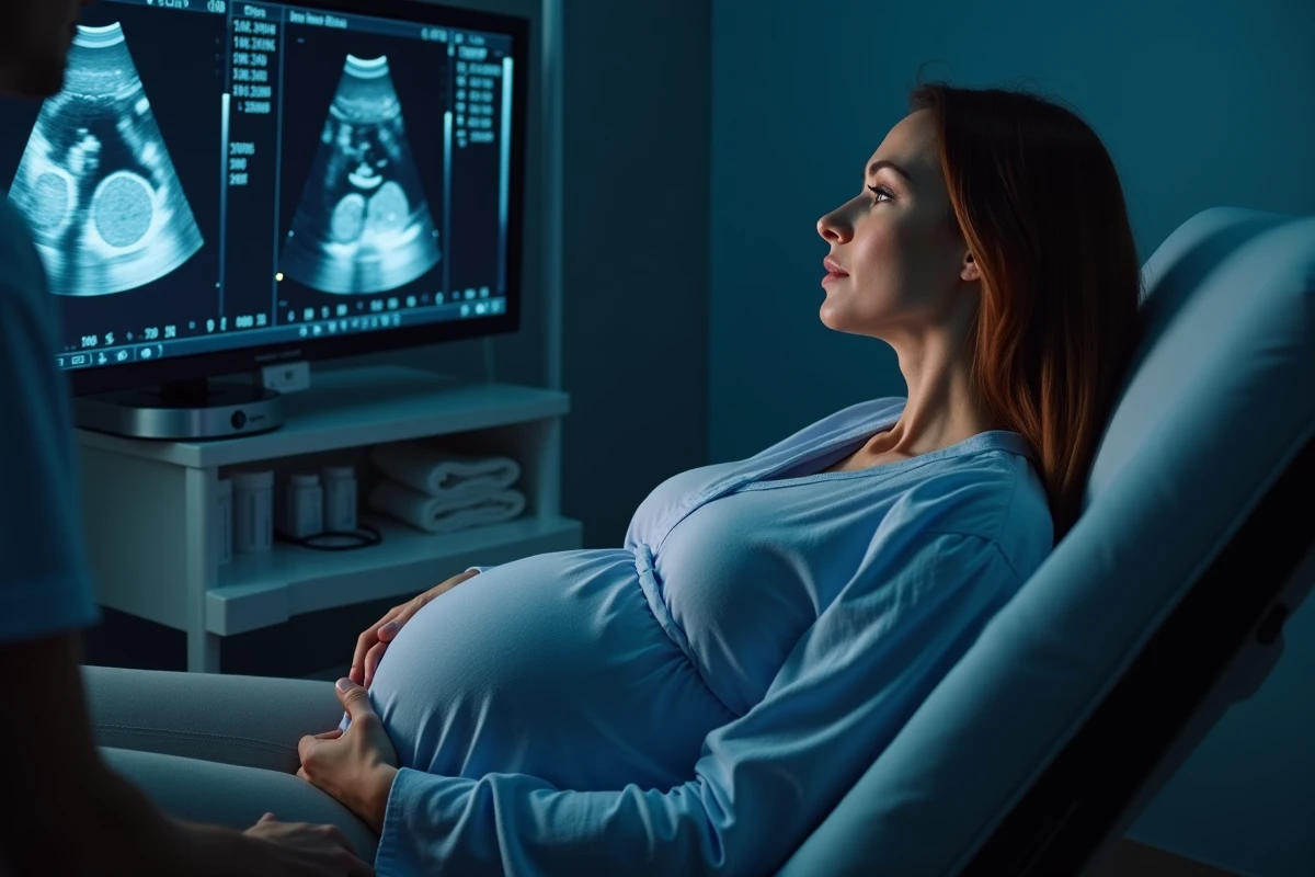 Échographie obstétricale pour déterminer le terme de grossesse et l'âge gestationnel du fœtus