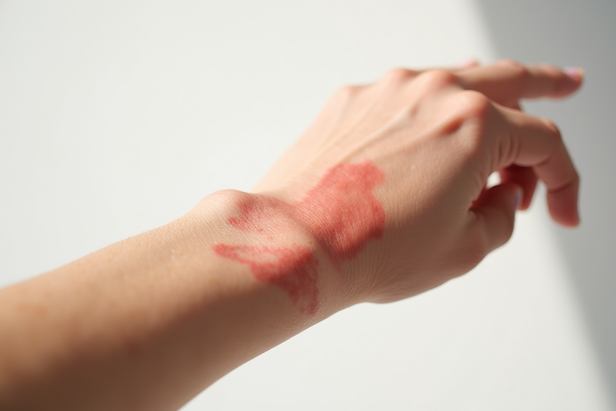 peau irritée